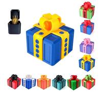 Annoying Present Box, 3d The Prank Screw Box, With Fun Lid Can Hold A Middle Finger, Cash, And A Surprise, Perfect For Birthdays, Christmas, And Halloween (I)