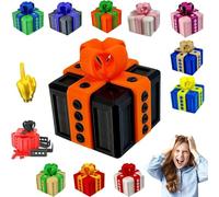 Annoying Present Box With Middle Finger,3D Printed Annoying Present Box With Screws,Middle Finger in a Boxs,Prank Screw Boxs Novelty Gift Wrap for Christmas,Valentine's Day Birthday