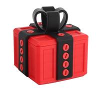 Annoying Present Box with Screws, 8 * 7cm Novelty Surprise Funny 3D Printed Present Box Hilarious Money Card Container Prank Gift Box for Storing Holiday Decorations (Red Black)