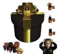 Annoyings Nested Screw Gift Box, 3D Printed The Prank Gift Box, Standard Money Present Boxs, Money Puzzle Gifting Boxs For Cash Gifting, The Annoyings Present Wrapping Boxes For Friend, Family(Black)