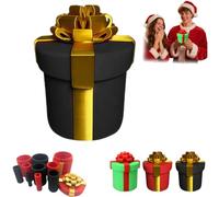 Annoyings Nested Screw Gift Box, Annoying Gifts Boxs, Prank Gift Boxes, Standard Money Present Boxs, Money Puzzle Box For Cash, Reusable Prank Gift Packaging for Birthday, Christmas, Party (1pc-black)