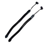 Annrybor Improved Replacement Wrist Wraps for Oculus Quest 2 Gen Controller, Professional Wrist Lanyards with Resin Black Stopper, Replacement Adjustable Hand Straps For Oculus Controller（Black）,