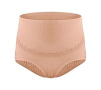 AnnSemo Women's Maternity Knickers Soft Seamless Maternity Underwear High Waist Pregnancy Postpartum Panties Stretchy Adjustable Hipster Underpants Breathable Period Pants Over Bump Nursing Briefs