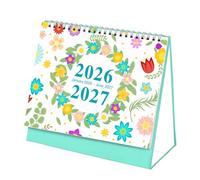 Annu2026-2027 Desk Calendar | 18 Month Office Supplies - Monthly Calendar Planner - For Home, Work, Study, School, W edroom