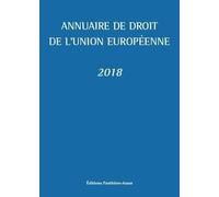 Annuaire de droit de l'Union européenne 2018 (2018)