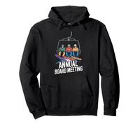 Annual Board Meeting Snowboard Ski Snowboarding Pullover Hoodie