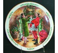 ANNUAL CHRISTMAS PLATES 1991 - DAD AS SANTA - BNIB - UK MADE - RETIRED