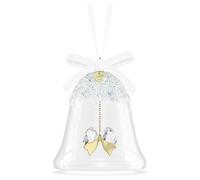 Swarovski Annual Edition Bell Ornament 2026 5732532 - Unisex - Glass Gold/Transparent 7.6 x 7.6 x 9 cm