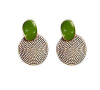 Annual Ring Pendant Earrings