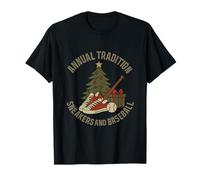 Annual Tradition Sneakers & Baseball Graphic T-Shirt