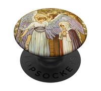 Annunciation Blessed Mother Mary St Gabriel Luke Catholic PopSockets Adhesive PopGrip