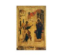 Annunciation by Andrei Rublev Poster Bedroom Canvas Decor Print Wall Art Office Room Aesthetic Decor Gift Unframe 12x18inch(30x45cm)