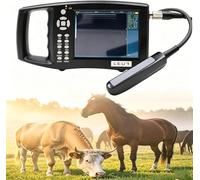 Annuod Vet Digital B-Ultra Sound Scanner Machine,Veterinary Handheld B Ultra,with 6.5 Mhz Probe and 4-Color Panels,Pregnancy Testing in Large Animals Such as Cattle and Horses