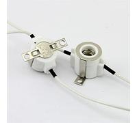 ANNURA Bulb Socket Adapter,2pcs Lighting Accessories E11 Special Ceramic Lamp Holder with Bracket E11 Lamp Holder Small Screw Lamp Holder lamp Holder (Base Type : E11)