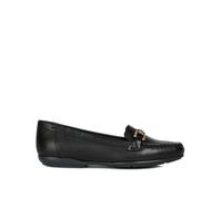 Annytah Breathable Leather Loafers Black