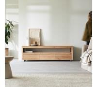 Anoa - Solid oak TV unit 180 cm Natural