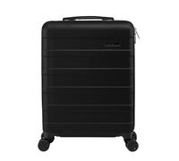 Anode 40L Cabin Suitcase 55x40x20 Built in Combination Lock, Lightweight, Hard Shell, 4 Wheels Cabin Max Jet Black One Size