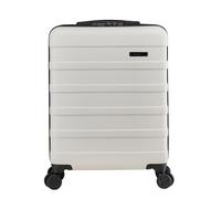 Anode 40L Cabin Suitcase 55x40x20 Built in Combination Lock, Lightweight, Hard Shell, 4 Wheels Cabin Max White One Size