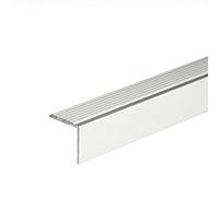 ANODISED Aluminium Anti Non Slip Stair Edge Nosing Trim 900mm x 19,5mm x 20mm A30 Silver