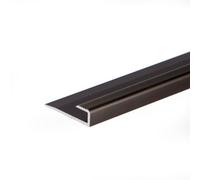 Anodised Aluminium Carpet Edge Ending Profile Cover Strip Floor Bar Trim 900mm X 7,9mm X 9mm C63 Brown