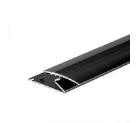 ANODISED Aluminium Z Edge Carpet Profile Door Floor BAR Trim 1000mm x 35mm C69 Black