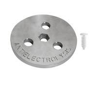 Anodised threaded bolt - Zinc coated steel connection, screws | Accessories protected by the internal metal core, robust assembly aid for structures and a