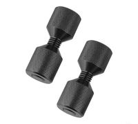 Anodized 6061 aluminum flange two hole pins for ASME 150LB flanges between 1/2 and 14 designed for accurate and ergonomic pipe positioning (black)