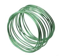 Anodized Aluminum Bonsai Wire 2.0mm x 5m Flexible Multi-Color DIY | Includes black silver brown green choices Helps shape potted plants Suitable for pros and beginners