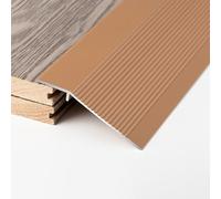 Anodized Aluminum Casing Profile 90cm x 3 - Height Adjuble 1-4cm for Carpets & Floors - Wear-Resint Solut to Level Height Differences in Your Space