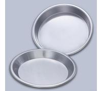 Anodized Aluminum Pizza Pan Set with Sizes 5 to 12 Inches, Includes Deep and Shallow Options to Accommodate Different Crust Thicknesses (8in)