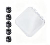 Anodized Chain Wheel Bolts Set for Mountain Road Bikes | CNC precision machined, smooth for surface finish, secure fitment, lightweight design, 12x6.5mm size(Black)