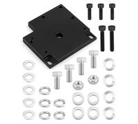 ANODZU Upgraded Motor Mount Base Plate, Fit for Razor MX350 MX450 Pocket Mod, for MY1020 48V 1000W Brushed Motor, CNC Mounting Adapter Bracket Kit Black