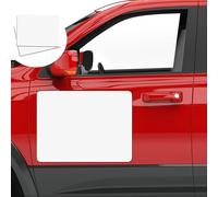 ANOER 2 Pack Blank Car Door Magnet Sticker, Rounded Corners Magnetic Vehicle Sign, Perfect Magnet for Car to DIY Advertise Business and Cover Company Logo, Personalized Magnet Decal, 24x18 inch White