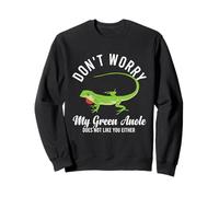 Anole Lizard Lover | Green Anole Reptile Keeper Nature Fan Sweatshirt