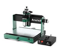 AnoleX - 4030-Evo Ultra 2 CNC Router, XYZ Metal Axis, Double Steel Linear Guides and Ball Screw with 800W Cutting for Metal, Aluminum, Brass, Wood, Acrylic, PCB