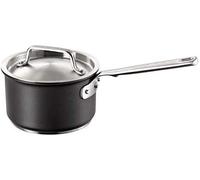 Anolon 20cm Saucepan with Lid - Loved by Celebrity Chefs - Lifetime Warranty - Hard Anodized Aluminium Stock Pot - Induction and Oven Safe - Premium Non Stick Pan - Dishwasher Safe Kitchenware