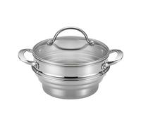 Anolon 77447 Classic Stainless Steel Steamer Insert with Lid, Silver