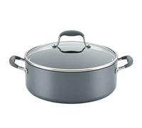 Anolon Advanced Home Hard-Anodized Nonstick Wide Stock Pot/Stockpot (7.5-Quart, Moonstone)