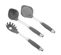 Anolon Gadgets Utensil Kitchen Pasta Cooking Tools Set, 3 Pieces, Graphite Grey