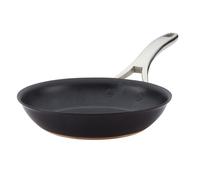 Anolon Nouvelle Luxe Black Round Aluminium Induction Suitable Non-Stick Open Skillet Frying Pan 25Cm, 10"
