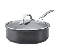 Anolon X Hybrid Nonstick Induction Saute Pan With Lid, 3.5 Quart - Charcoal Gray