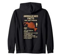 Anomalocaris Facts First Apex Predator Cambrian Zip Hoodie