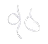 Anomaly Geometric Stud Earrings Linear Drop Dangle Earring Alloy Long Circle Bar Earrings Geometric Jewelry for Women, EXTRA, Zinc, No Gemstone