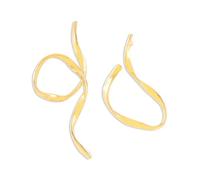 Anomaly Geometric Stud Earrings Linear Drop Dangle Earring Alloy Long Circle Bar Earrings Geometric Jewelry for Women, EXTRA, Zinc, No Gemstone