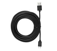 Anomat 8m/25ft USB Power Extension Cable, Micro USB to USB A Charging Cable for Security Cameras, Compatible with Blink, Wyze Cam, Nest Indoor and Yi, Black