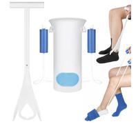 ANOMM 2 in 1 Sock Aid Kit for Putting Socks On and Off for Disabled Aids