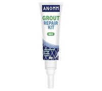 ANOMM Tile Grout Repair Kit, 120ml White Grout Reviver for Tiles, Fast Drying Filler for Restore & Renew Tile Joints, Grout Sealer for Kitchen, Bathroom, Shower Floor, Wall Lines