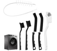 ANOMM Washing Machine Cleaning Brush Set, 6PCS Professional Crevice Cleaning Brush Kit - 1PC Drum Slot Cleaning Brush and 5PCS Crevice Cleaning Brush for Washing Machine, Toilet, Sink & Small Spaces