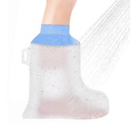ANOMM Waterproof Foot Cast Cover, Reusable Adult Foot Cover for Shower, Soft & Comfortable Cast Protectors for Ankle, Toe, Watertight Seal Cast Bag for Bandages, Dressings, Wound Care Supplies