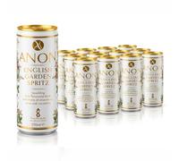 ANON English Garden - 12 x 250 ml - Non-Alcoholic Cocktail in a Can - Ready to Drink - Enjoy with Summer Fruits - Produced in the UK - Award Winning Flavour.